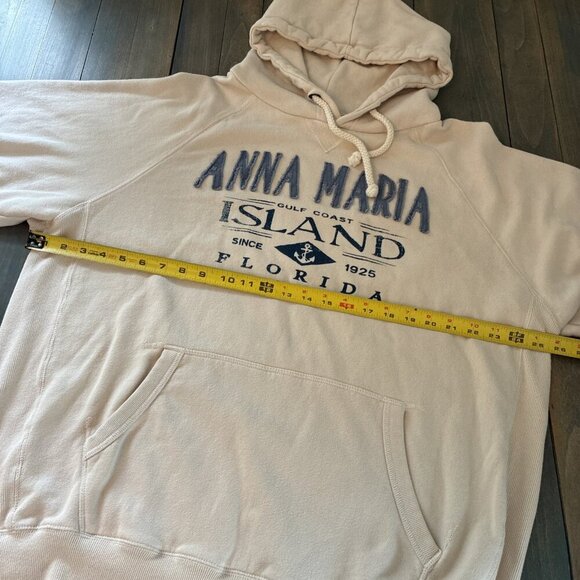 Vintage Anna Maria Island Florida Pullover Hoodie Oversized Womens XL (X8) - Picture 5 of 8